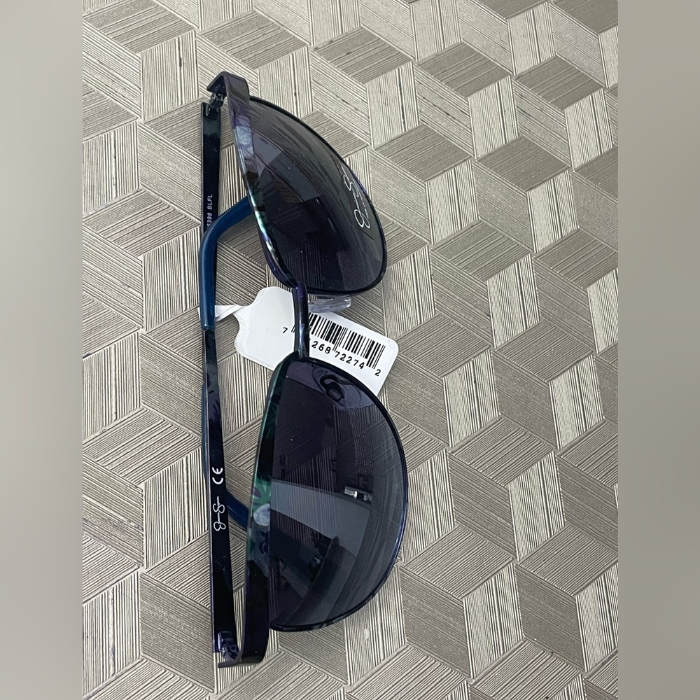 Jessica Simpson Purple Print Frame Sunglasses